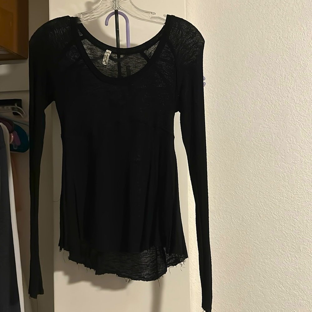FREE PEOPLE INTIMATLEY LONG SLEEVE TOP